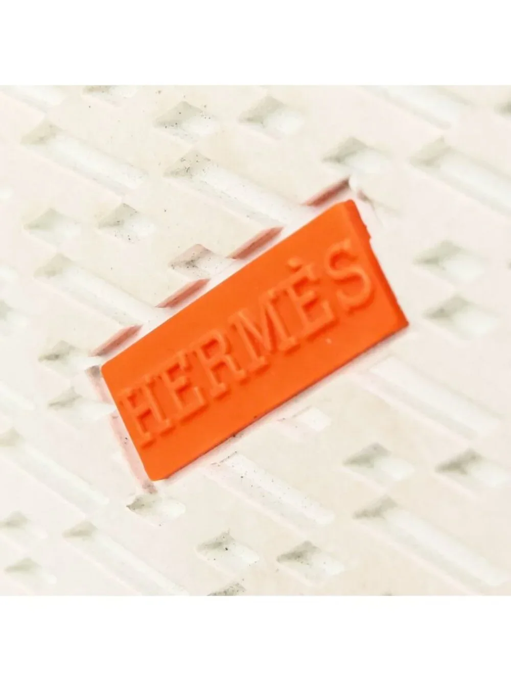 Hermes District Leather High Cut Sneakers White